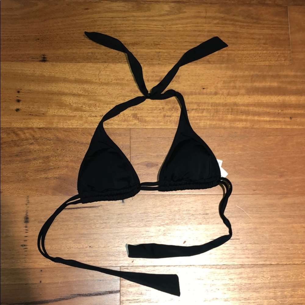 Billabong black bathing suit top - S